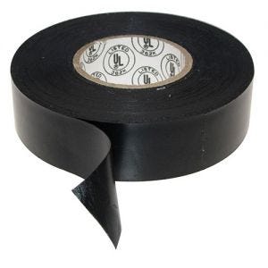 Vinyl Electrical Tape, Black