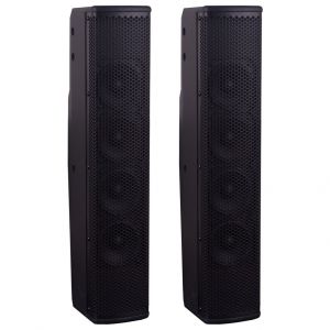 Muxlab Dante 60W Column Speaker PoE Pair