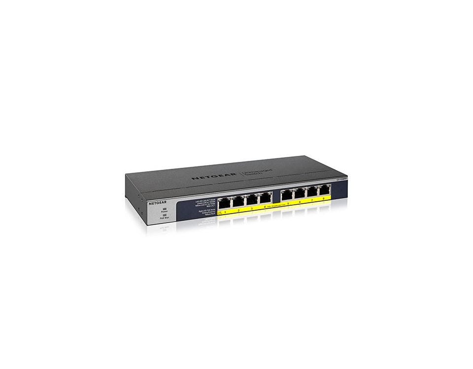 8-Port Gigabit Ethernet PoE+ Switch